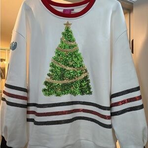 QUEEN OF SPARKLES Griswold Hockey - White, Green, Red